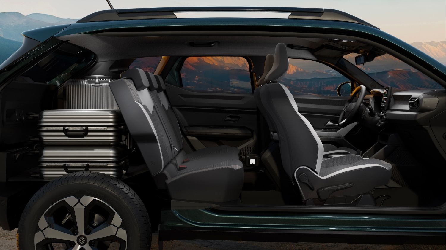 Renault Duster - interior space and dimensions
